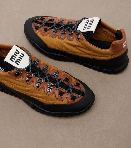 Miu Miu Baskets à logo - Miu Miu - Modalova