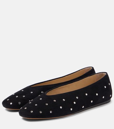 Le Monde Béryl Ballerines Regency en daim à cristaux - Le Monde Beryl - Modalova