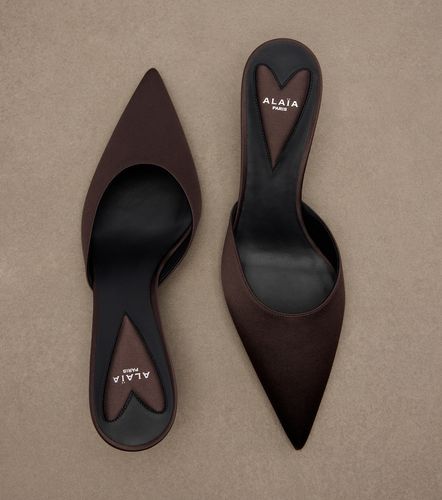 Alaïa Mules Le Coeur en satin - Alaia - Modalova