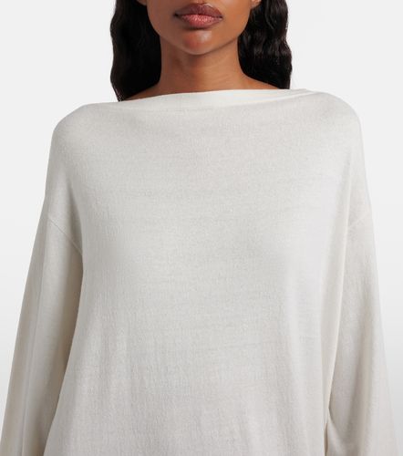 Robe longue Odet en coton et soie - The Row - Modalova