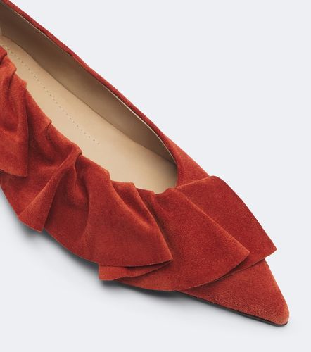Ballerines en daim à volants - JW Anderson - Modalova