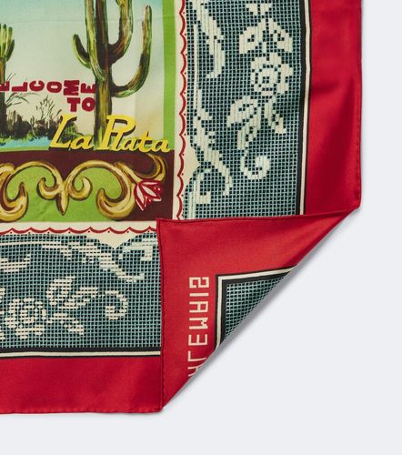 Alémais Foulard Ace en soie à imprimé - Alemais - Modalova