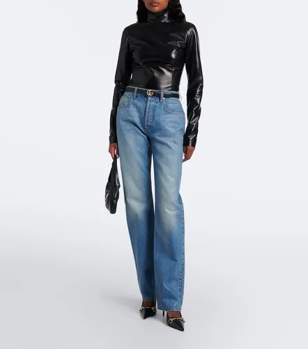 Gucci Top en cuir - Gucci - Modalova