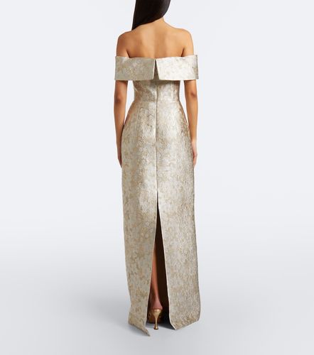 Robe longue bustier Clover en brocart - Markarian - Modalova