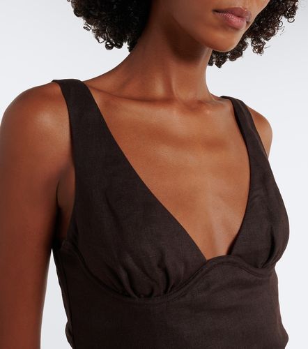 SIR Robe midi en lin - SIR - Modalova