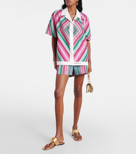 Chemise en popeline de coton imprimée - Valentino Garavani - Modalova