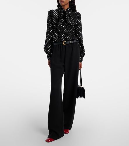 Pantalon ample en Cady Couture - Valentino Garavani - Modalova