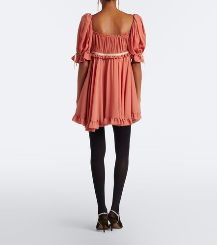 Chloé Robe en soie à volants - Chloe - Modalova