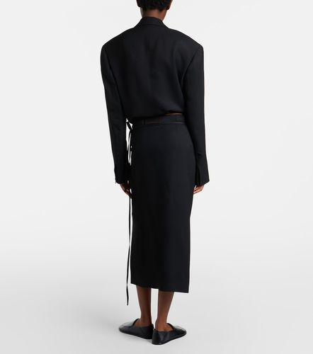 Jupe midi Hallie à rayures - Calvin Klein Collection - Modalova