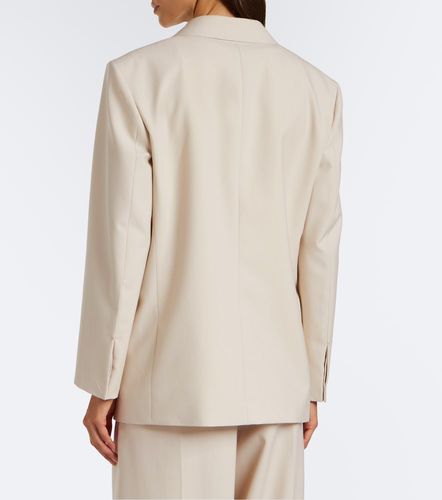 Blazer en laine et coton à rayures - Bottega Veneta - Modalova