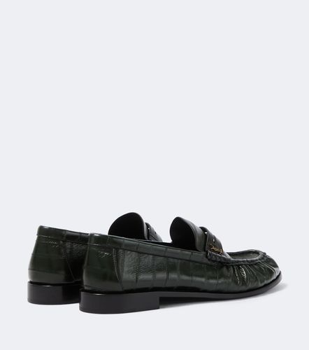 Mocassins Le Loafer en cuir façon croco - Saint Laurent - Modalova