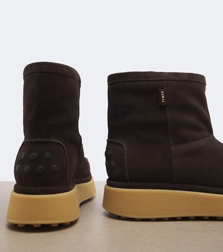 Tod's Bottines en daim et shearling - Tod's - Modalova