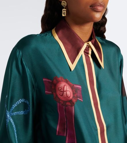 Alémais Chemise Rosette en soie à imprimé - Alemais - Modalova