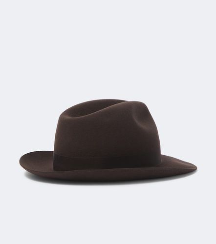 Fedora en laine vierge - Giorgio Armani - Modalova