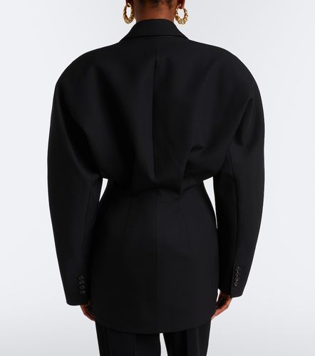 Mugler Blazer en laine vierge - Mugler - Modalova