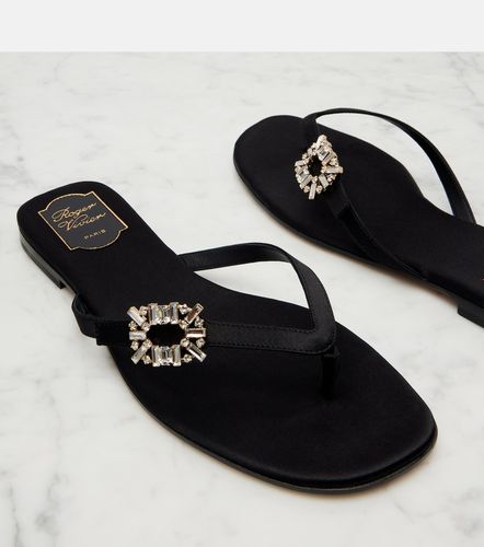 Tongs en satin à ornements - Roger Vivier - Modalova
