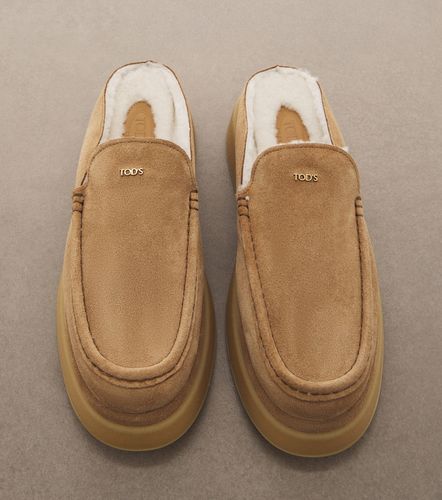 Mules compensées Gommino® en daim - Tod's - Modalova