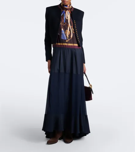 Robe longue en soie à imprimé - Etro - Modalova