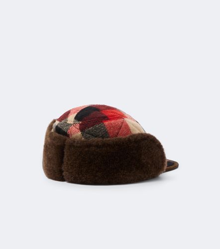 RRL Casquette en laine à carreaux - RRL - Modalova