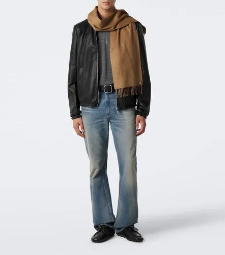 Écharpe en soie et cachemire à franges - Prada - Modalova