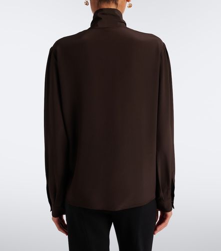 Chemise en soie à col lavallière - Gucci - Modalova