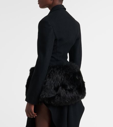 Alaïa Veste en laine et shearling - Alaia - Modalova