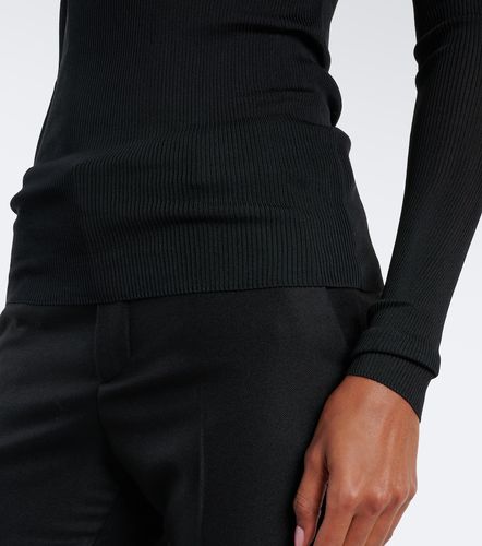 Top Monogram en soie à logo - Saint Laurent - Modalova