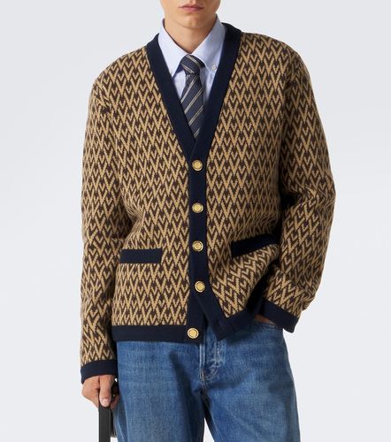Cardigan Toute La V en laine vierge - Valentino Garavani - Modalova