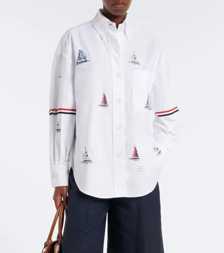 Chemise en coton à imprimé - Thom Browne - Modalova