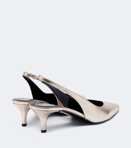 Escarpins slingback Padim en cuir métallisé - Isabel Marant - Modalova