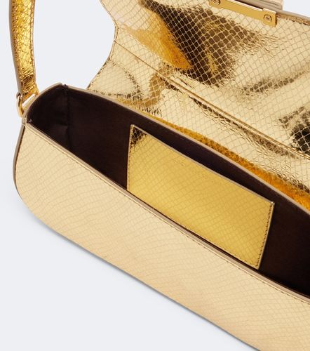 Sac Bodrum en cuir métallisé - The New Arrivals Ilkyaz Ozel - Modalova