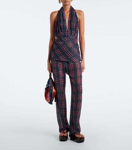 Top en lamé à carreaux - Dries Van Noten - Modalova