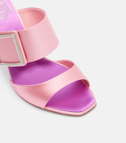 Escarpins Trompette 85 en satin à ornements - Roger Vivier - Modalova