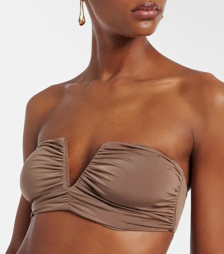 Haut de bikini bandeau froncé Clara - Jade Swim - Modalova