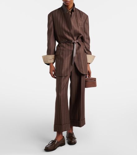 Pantalon évasé en laine - Brunello Cucinelli - Modalova