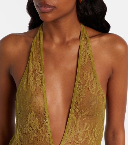 Robe en dentelle à dos nu - Adriana Degreas - Modalova