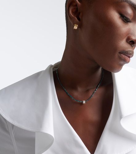 Collier Infinite en or 18 ct, perles et diamants - Suzanne Kalan - Modalova