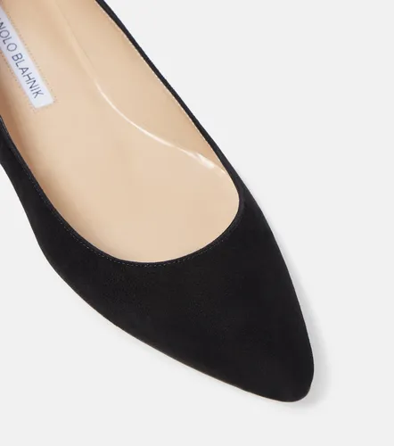 Ballerines BB en daim - Manolo Blahnik - Modalova