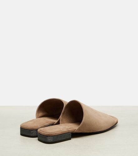 Brunello Cucinelli Mules en daim - Brunello Cucinelli - Modalova