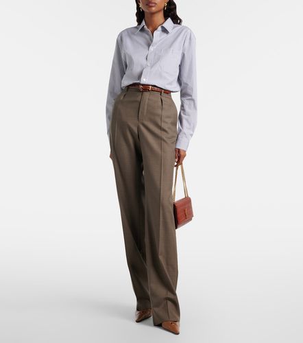 Pantalon droit en laine - Saint Laurent - Modalova