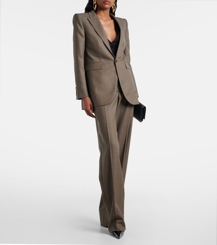 Pantalon droit en laine - Saint Laurent - Modalova