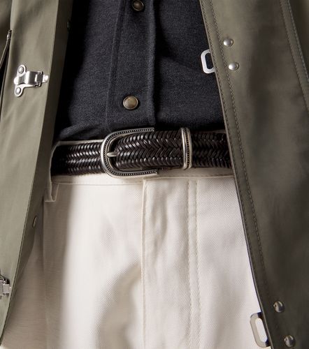 Ceinture en cuir tressé - Brunello Cucinelli - Modalova