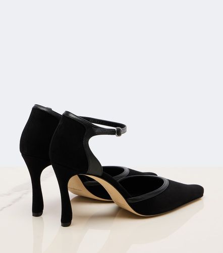 Escarpins Verdusan en daim et cuir - Manolo Blahnik - Modalova