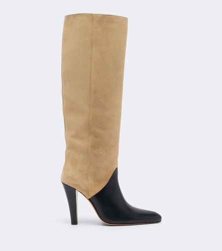 JUDE Bottes Edita en cuir et daim - JUDE - Modalova