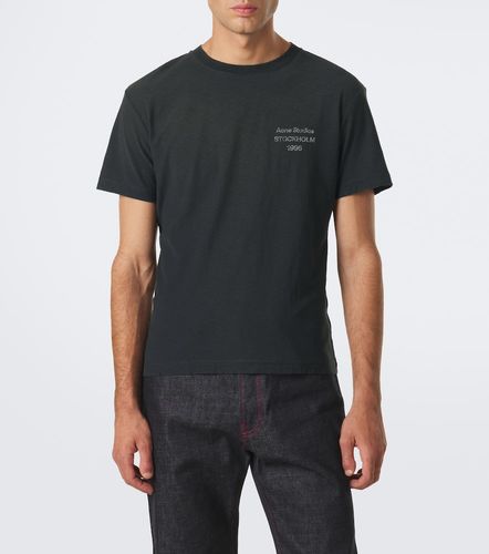 T-shirt en coton mélangé à imprimé - Acne Studios - Modalova