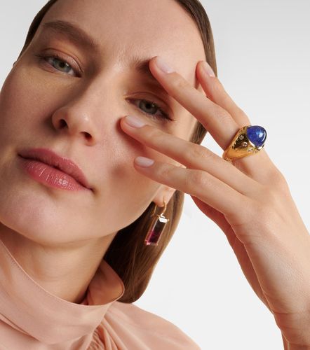 Bague Blossom en or 18 ct, tanzanite et diamants - Octavia Elizabeth - Modalova