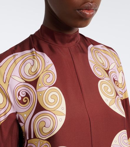 Robe longue Kells Swirl en soie - La DoubleJ - Modalova