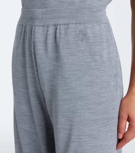 Pantalon de survêtement en laine et soie - Gucci - Modalova