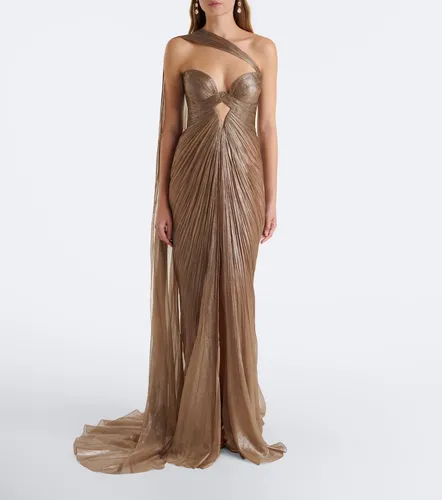 Robe longue bustier Morgan en soie - Maria Lucia Hohan - Modalova