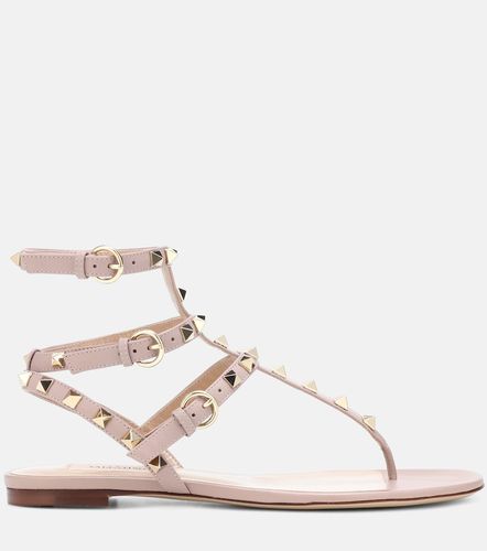 Sandales Rockstud en cuir - Valentino Garavani - Modalova